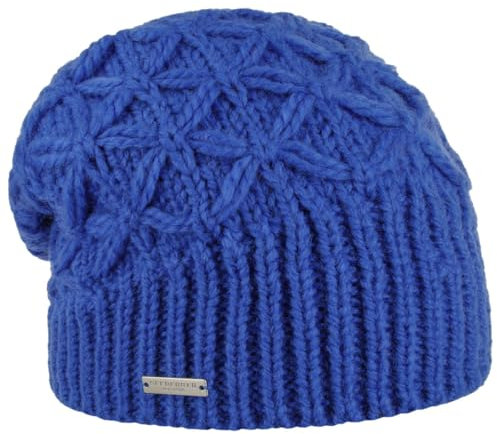 Seeberger Annelie Knit Headsock Damen/Herren, königsblau, Einheitsgröße, Royalblau, 6 3/4/7 3/8