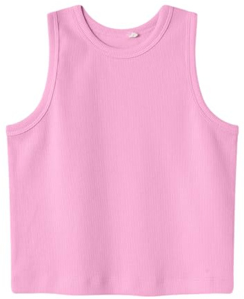 Name It Mädchen Nkfnakal Sl Short Top Noos, Pink Frosting, 134-140 EU