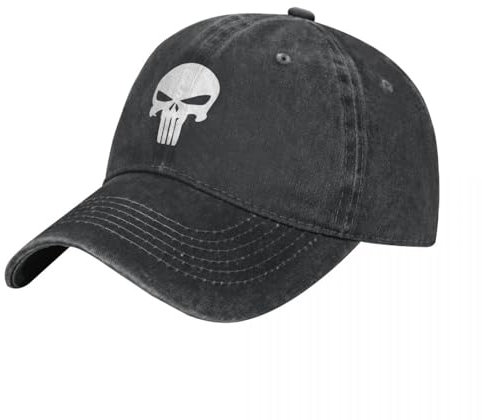 Siegel Baseball Kappe Punisher Logo Tennis Skate Sonnencreme Gewaschen Hip Hop Hüte Männer Frauen Lustiges Design Snapback Cap Geschenk