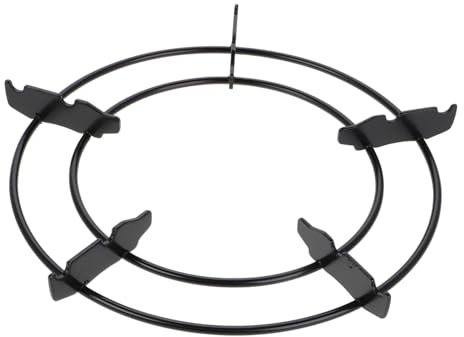 KITANDOVE Anello Wok Per Fornello A Gas Riduttore in Ghisa Resistente Supporto Antiscivolo Facile Da Installare Per Bruciatori A Gas E Piani Cottura