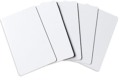 AOAMZ 10 Stück NFC RFID Karte 13,56MHz UID editierbar, lesbar, wiederbeschreibbar, editierbar, PVC Material, 1K IC Karte berührungslose Sensor weiße Karte für Zutrittskontroll Sicherheitssystem