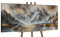 YS-Art Schöne Acryl Gemälde berge auf Leinwand handgemalt Wandbild Wohnzimmer modern Wohndekor Bilder Büro Landschaftsbilder acryl 115x50 cm