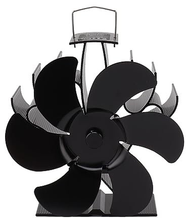 Herd Ventilator, mit Thermischer Antriebs Technologie, Energie Sparend, Aluminium Legierung Herd Ventilator für Kamin, Kerosin Herd, Effizient, Kratz Fest