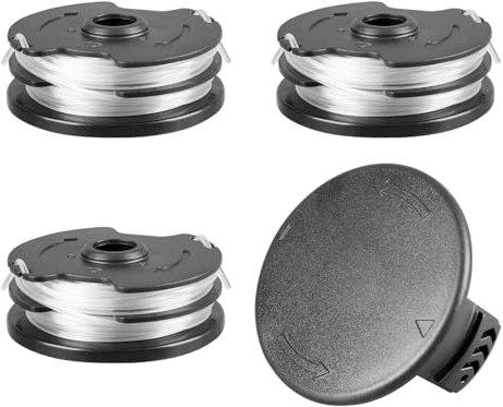 uzoyfoda Bobine de fil pour débroussailleuse LIDL Parkside - 8,3 m de long et 1,6 mm de diamètre - Bobine d'alimentation automatique sans fil pour PRTA 20 Li A1 B2 C3 PRT 550 A1 A3 PRT 300 A1 (3