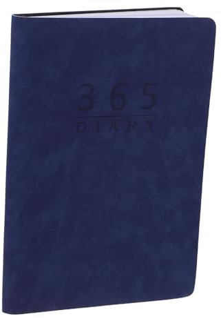 GARIOUANS Jahresplaner Notizbuch Agenda Notizblock Blau Leicht und Praktisch für Zuhause Büro und Unterwegs Hilft Planung und Organisation von Routine und Gewohnheiten
