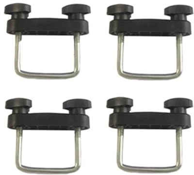 Attacchi Per Barre Portatutto Kit di montaggio for morsetti a U for portapacchi auto Kit Fissaggio Box Tetto(60mm)