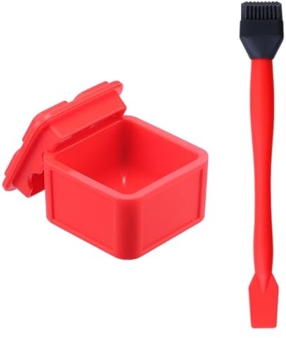 Holzleim-Applikator – Silikon-Holzleimroller, Tragbares Holzarbeiten-Set Mit Behälter, Pinsel-Applikator-Set Für Die Heimwerker-Reparatur | Für Möbelherstellung, Kunst, Hobby, Bauprojekte