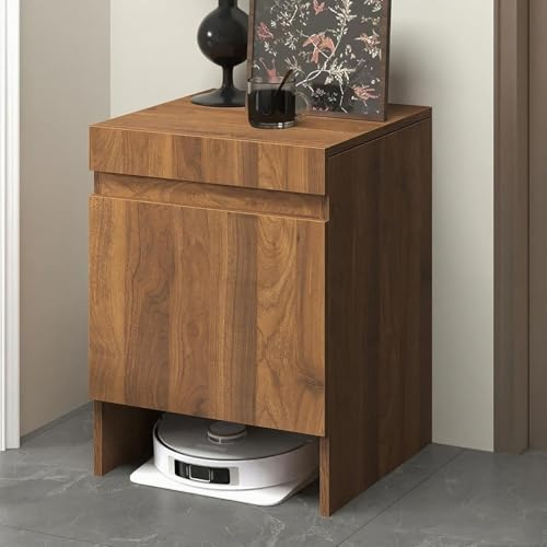 Tablette robot aspirateur multifonction en bois massif durable solide solide plaque supérieure amovible
