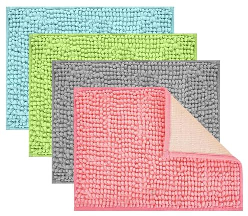 Fondo per Gabbia per Piccoli Animali Set da 4 Pezzi Morbido Assorbente