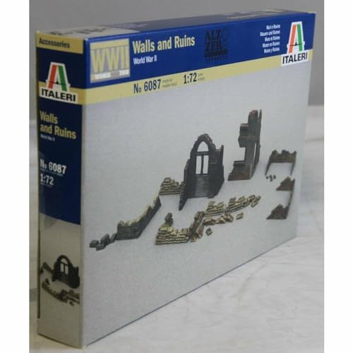 Italeri 510006087-1:72 Walls and Ruins with Accessories