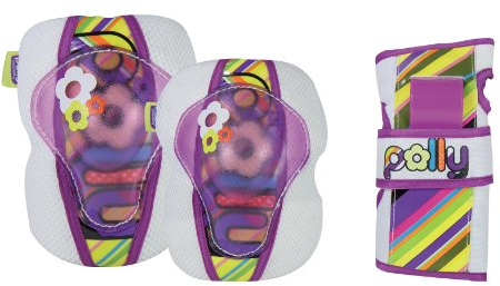 Polly Pocket Kinder Schutz Fun´n Roll, lila grün schwarz Weiss, S, 970075/3