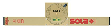 Sola APN – Wasserwaage Winkelmesser aus Aluminium Extra Stark 60 cm mit Präzisions-Focus