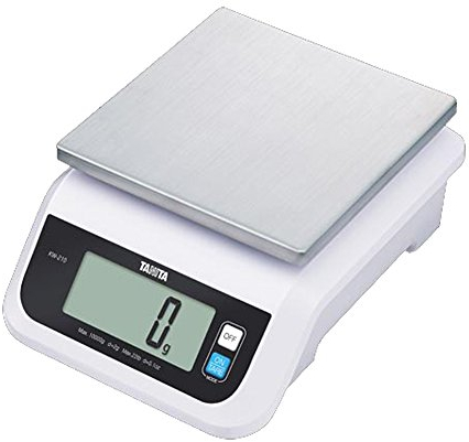 KW-210-05 Water Proof Commercial and Home Use Kitchen Scale (5 kg/11 lb) by Tanita
