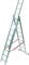 Scala alluminio telescopica Facal Euro Stilo 3 rampe x 9 gradini mt 6,84