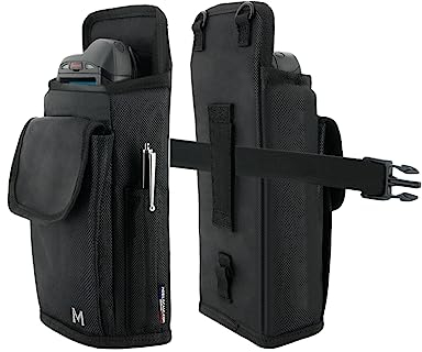 MOBILIS Holster pour Terminal de Saisie & Smartphone Ceinture et Poche Accessoires Système Mains Libres Taille L (Taille Max Appareil 11 x 23.5 x 4.5 cm)