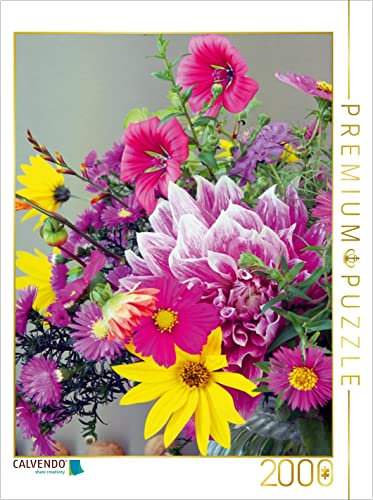 CALVENDO Puzzle Spätsommerstrauß 2000 Teile Lege-Größe 67 x 90 cm Foto-Puzzle Bild von Gisela Kruse