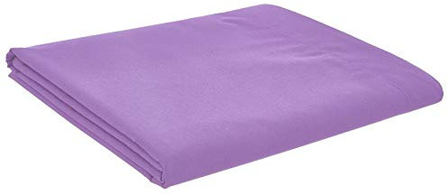 AmigoZone Plain Pollycotton Flat Sheet Or Pair of Housewife Pillow Cases- Housewife Pillow Cases Pair - Lilac