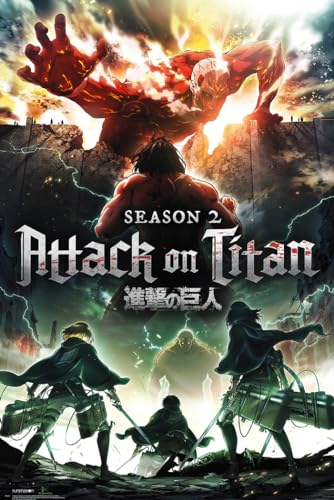 Close Up Attack On Titan - Poster (Season 2 Key Art) (GröÃþe: 61cm x 91,5cm)
