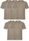 Fruit of the Loom Valueweight Lot de 5 T-Shirts pour Homme, kaki, L