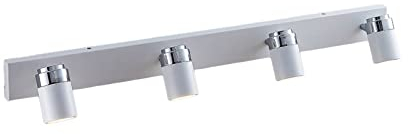 Lindby Strahler Kardo (Modern) in Weiß aus Metall (4 flammig, GU10) - Deckenlampe Deckenleuchte Lampe Spot Badezimmerleuchte