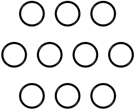 Othmro 10 Stück Nitrilkautschuk-O-Ringe, 75 mm Außendurchmesser, 65 mm Innendurchmesser, 5 mm Breite, Gummi-Unterlegscheiben, metrische Buna-N-Dichtungsringe, Schwarz