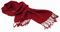 Tumia LAC Schal aus 100 % Alpaka, leicht, 190 x 27 cm, claret, Einheitsgröße