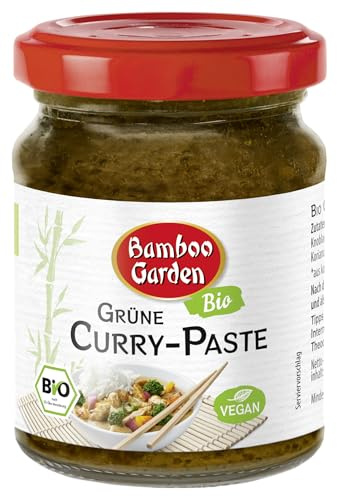 Bamboo Garden Bio Curry Paste grün, 125 g (Verpackungsdesign kann abweichen)