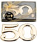 24 PCS 50th Birthday Party Favors 50 Shaped Bottle Openers Birthday Wedding Gifts Souvenirs for Guest , Party Decorations (24, 50)