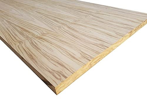 Generico Piano Tavolo in Legno di Ulivo massellato refilato cm 3,6 x 77 x 153 - Dimensione Disponibile: cm 3,6 x 77 x 153