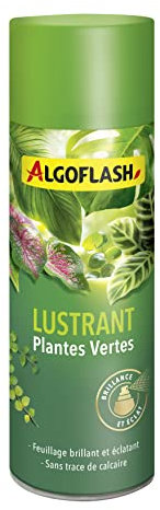 ALGOFLASH Lustrant Plantes Vertes, Brillance et Éclat, Prêt à l'Emploi, 250 mL, ALUSTR250R