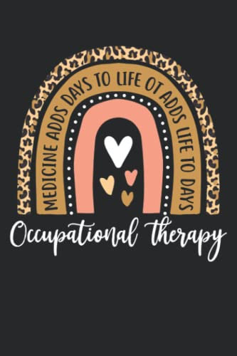 Occupational Therapy: Best gift for the OT squad, OT occupational therapist, Occupational Therapy Graduation, OT Student - 6x9 inch Ruled Notebook, ... Therapy Leopard Rainbow OT Therapist Work