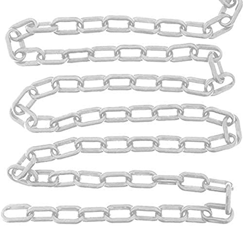 MACHSWON Barrera de plástico de 10 m, cadenas de aislamiento de cono de carretera para transporte y valla de jardín, color blanco