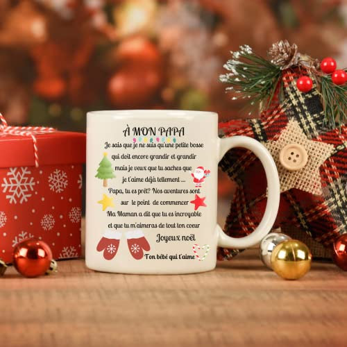 Générique Mug annonce grossesse futur papa - cadeau pour futur papa - cadeau de noël homme