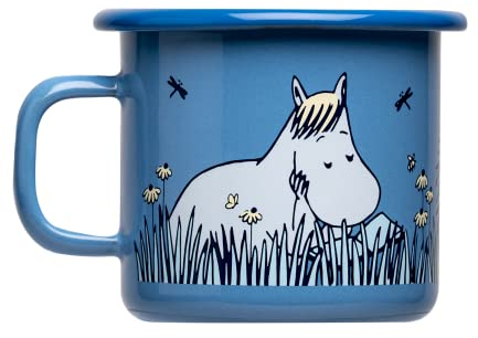 Moomin Enamel Mug Friends Blue 0.25 L Muurla