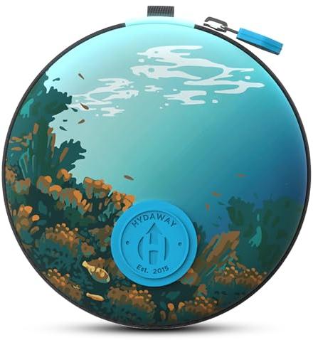 HYDAWAY Travel Case for Collapsible Bottles, Bowls & Cups - Protective Storage with Carabiner Clip - Durable, Water-Resistant, TSA-Friendly