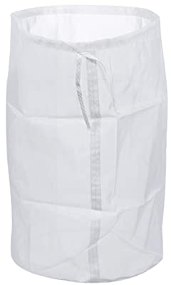 sourcing map 100 Mesh Paint Strainer Bag 11.8 Dia Nylon Filter with Drawstring for Filtering Paint, Gasoline, Fuel, Home Brewing