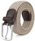 MOZETO Elastisch Stretch Gürtel Breite 3.3cm, Stoffgürtel Stretchgürtel Flechtgürtel Geflochtener Gürtel für Damen und Herren