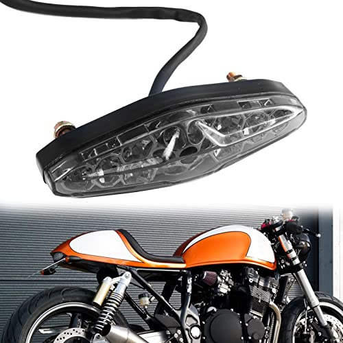 LOKLISUM Motorrad Bremslicht Universelles, 12V 15LED Motorrad Rücklicht, Moto Heckstopp Lauflicht, kompatibel mit Dirt Bike Cafe Racer Scrambler ATV Quad Street Bike Bobber Chopper Cruiser