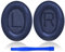 Almohadillas Auriculares Bose, Almohadillas Auriculares de Repuesto para Bose QuietComfort QC35 & QuietComfort QC35 II, Espuma Viscoelástica de Alta Densidad y Cuero Proteico (Azul Oscuro)