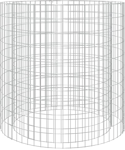 Yolola Brasero gabion en fer galvanisé Ø 100 cm