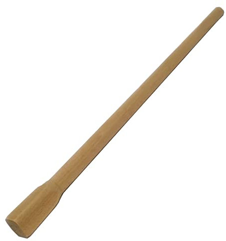 Manico per zappa con occhio quadro 5 cm - in legno di faggio - Made in Italy (Quadro 5 cm)