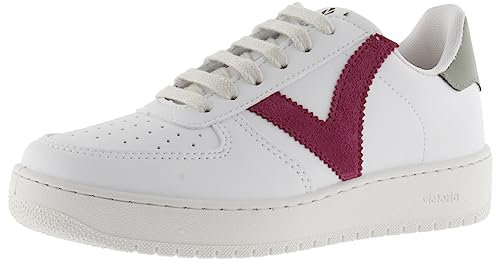 Victoria Basket Basse Unisexe Madrid Effet Cuir & Pièces Colorées en Contraste 1258201 pour Adulte FRAMBUESA 40