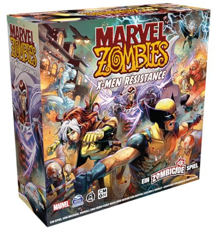 CMON, Marvel Zombies: X-Men Resistance – Ein Zombicide-Spiel, Kennerspiel, Dungeon Crawler, 1-6 Spieler, Ab 14+ Jahren, 60 Minuten, Deutsch, Mehrfarbig, Bunt
