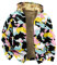 Generisch Winter Jacket Men, Men's Camouflage Print Jacket Spring And Autumn Casual Trend Zipper Hooded Jacket Bomber Jacket Motorrad Hoodie Wachsspray Für Wachsjacken Sommer Schwarze (M, Schwarz)