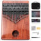 MOOZICA 36 Tasten Chromatische Kalimba, doppelschichtiges symmetrisches Layout, 36 Zinken professionelles Kalimba Daumenklavier, Premium Mahagoni Kalimba Instrument (BKS36-N)