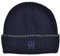 Tommy Hilfiger Damen Strickmütze Mütze Festive Luxe Beanie One Size Blau