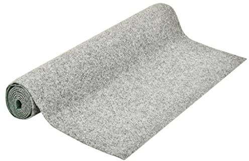 Home Outdoor Sonstiges Kunstrasen mit Nieten 10x1m Grau