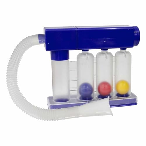 HNCY Atemtrainer, Lungentrainer, Oxyfit Breathing Trainer, Atemtrainer Lungentrainer mit 3 Kugeln Umgekehrt zum Blasen und Saugen, Lung Tank für Sprachtherapie und Lungenfunktion Tiefatemtrainer