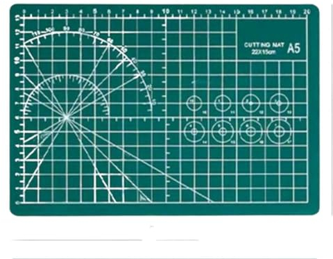 Tabla de corte A5 para manualidades y patchwork, 148 x 210 mm.