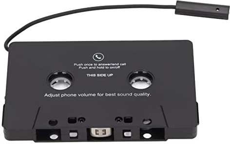 Tape Player Bluetooth 5.0 Cassette Aux Adapter, Car Audio Wireless Cassette Receiver, Change Volume Play/Pause/Skip Universal Tape Player Adapter